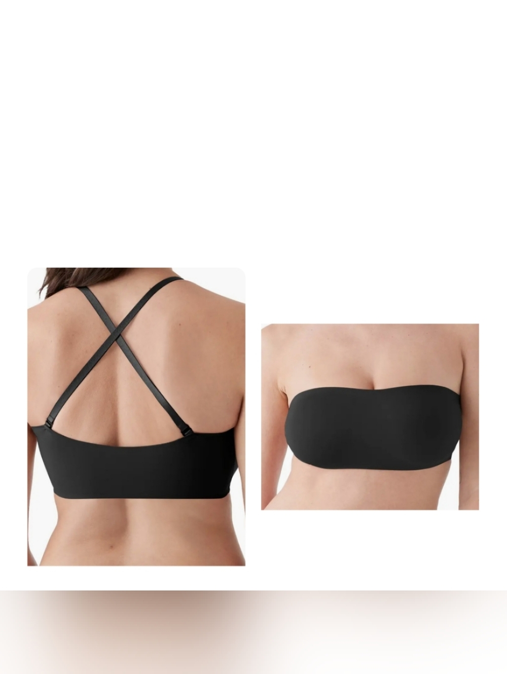 True & Co True Body Wireless Convertible Bandeau Bra
